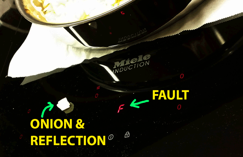 miele kitchen appliance induction Fault (off) without warning